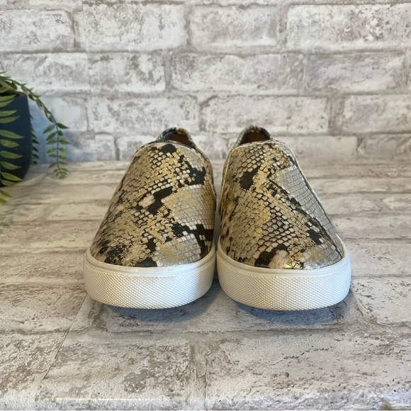 Steve Madden Safary Metallic Slip On Shoes Snake Print Women’s Size 7.5 - Picture 7 of 7